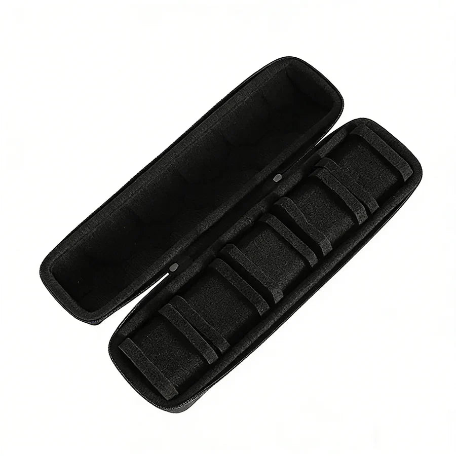 Portable Watch Travel Case and Organizer with Anti-Movement Inserts - Watch Storage Box for Wristwatches