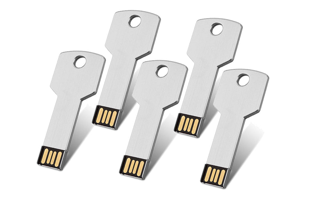 Key Style USB 2.0 Flash Drive Unprinted